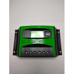 Solarny regulator ładowania 40A LCD 2xUSB